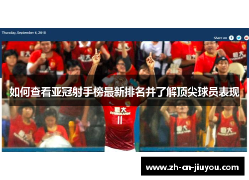 如何查看亚冠射手榜最新排名并了解顶尖球员表现