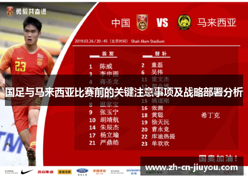 国足与马来西亚比赛前的关键注意事项及战略部署分析
